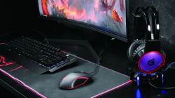 CONCEPTRONIC Gaming Tastatur Mechan./RGB Layout PT schwarz