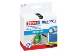 tesa ON&OFF Universal Klettband schwarz 2,5m 20mm
