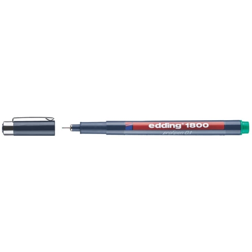 1800 Faserzeichner profipen - 0,25 mm, grün