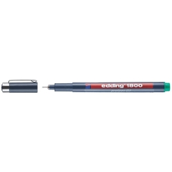 1800 Faserzeichner profipen - 0,25 mm, grün