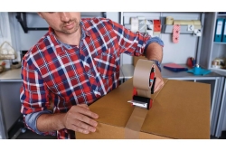 tesapack 2x PVC 66m 50mm -Packband- + 1x Handabroller