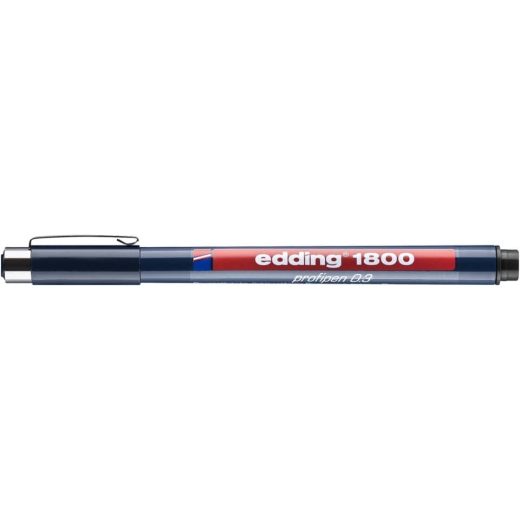 1800 Faserzeichner profipen - 0,35 mm, schwarz