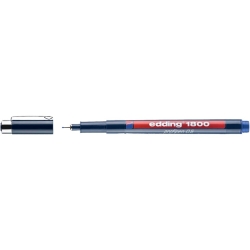 1800 Faserzeichner profipen - 0,5 mm, blau