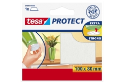 tesa Protect Filzgleiter rechteckig 100 x 80mm weiß
