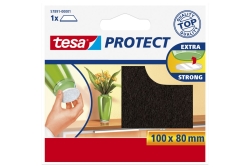 tesa Protect Filzgleiter rechteckig 100 x 80mm braun