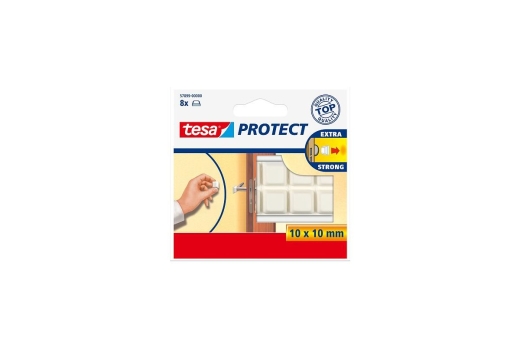 tesa Protect Schutzpuffer quadratisch 10 x 10mm weiß 8St.