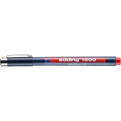 1800 Faserzeichner profipen - 0,5 mm, rot