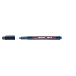 1800 Faserzeichner profipen - 0,7 mm, blau