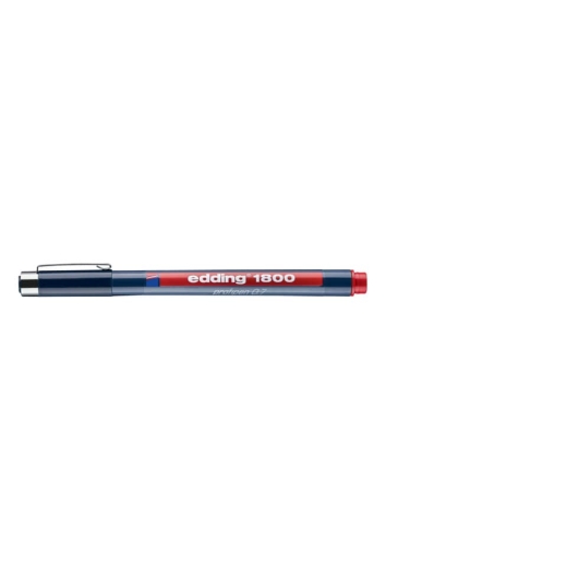 1800 Faserzeichner profipen - 0,7 mm, rot