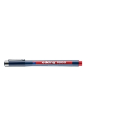 1800 Faserzeichner profipen - 0,7 mm, rot