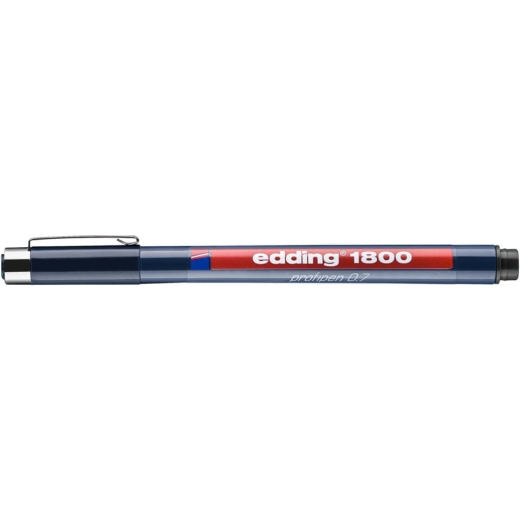 1800 Faserzeichner profipen - 0,7 schwarz