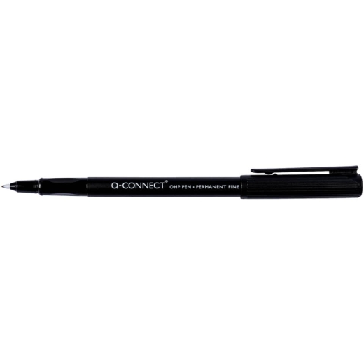 Faserschreiber, permanent, ca. 0,7 mm (F), schwarz