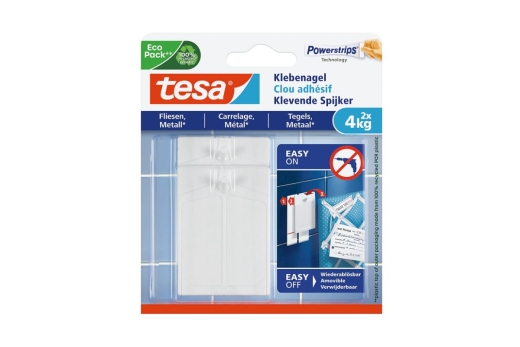 tesa Klebenagel Fliesen & Metall bis 4kg 2St.