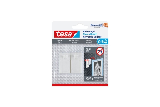 tesa Klebenagel Tapete & Putz bis 0,5kg 2St.