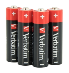 Batterie AA Verbatim Alkalibatterien 4er Pack retail