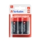 Batterie D Verbatim Alkalibatterien 2er Pack extern retail
