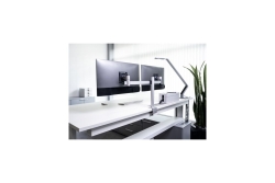 DURABLE Monitorhalterung PRO 2 Mon. Tischklemme silber