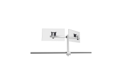 DURABLE Monitorhalterung PRO 2 Mon. Tischklemme silber