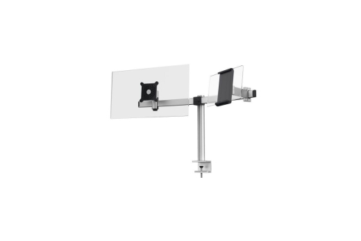 DURABLE Monitorhalterung PRO 1Mon. 1Tablet Tischklemme Silb.