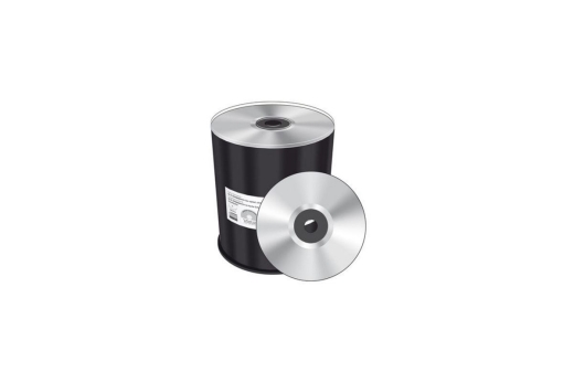 MediaRange CD-R 700MB 100pcs vollflächig bedruckbar silber