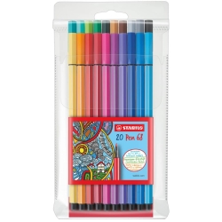 Premium-Filzstift - Pen 68 - 20er Pack - mit 20...