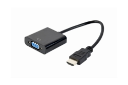 gembird Adapter HDMI -> VGA/Audio Single-Port schwarz