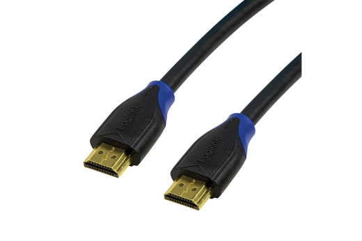 Logilink HDMI-Kabel Ethernet High Speed, 4K2K/60Hz,1.00m sw. bulk