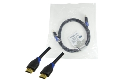 Logilink HDMI-Kabel Ethernet High Speed, 4K2K/60Hz,1.00m sw. bulk