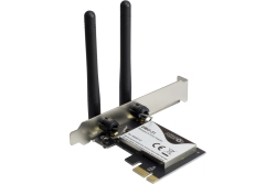 Inter-Tech Wi-Fi 4 PCIe Adapter DMG-31 2T2R Antenne 300Mbps retail