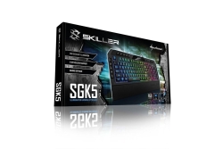 Sharkoon Gaming Tastatur Skiller SGK5 schwarz DE
