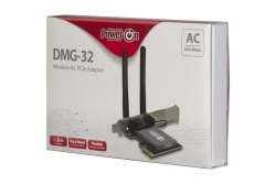 Inter-Tech Wi-Fi 5 PCIe Adapter DMG-32 2dBi Antenne 650Mbps retail