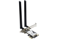 Inter-Tech Wi-Fi6 + BT5.0 PCIe Adapter DMG-35 Antenne...