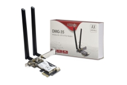 Inter-Tech Wi-Fi6 + BT5.0 PCIe Adapter DMG-35 Antenne 3000Mb retail