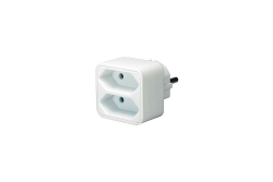 Brennenstuhl Steckdosenadapter 2-fach Eurosteckdose