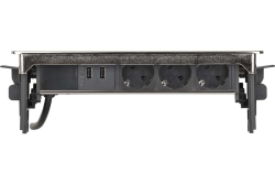 Brennenstuhl Tischsteckdosenleiste Indesk Power 3x 2xUSB