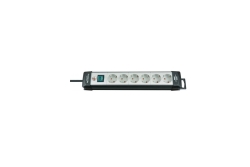Brennenstuhl Steckdosenleiste Premium-Line 6x sw/grau 3m