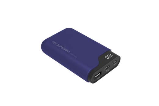 RealPower Powerbank PB-7500C Navy Blue 7.500mAh