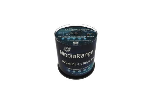MediaRange DVD+R 8.5GB 100pcs 8x Double Layer voll bedruckba