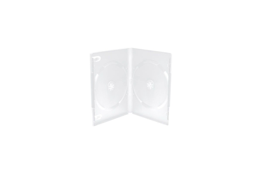 MediaRange DVD-Leerhülle für 2 Dics 14mm maschinenfähig matt