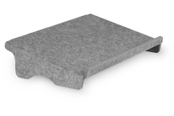 BakkerElkhuizen Dokumentenhalter Q-doc 100 circular, grau...