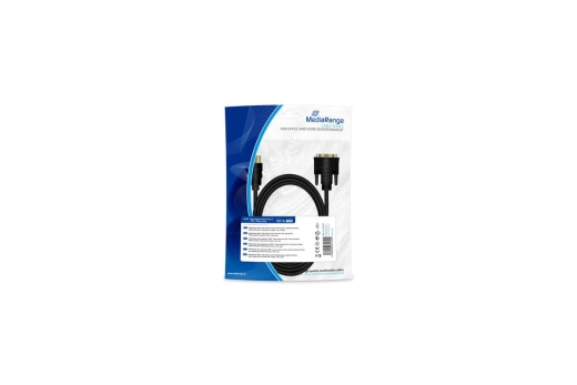MediaRange HDMI-Kabel HDMI -> DVI 2.0m schwarz