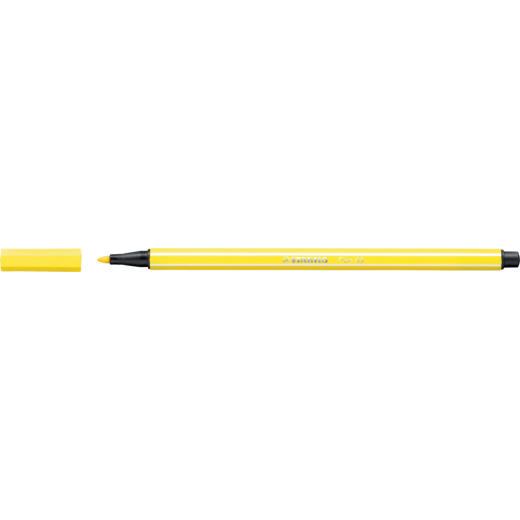 Premium-Filzstift Pen 68 - zitronengelb