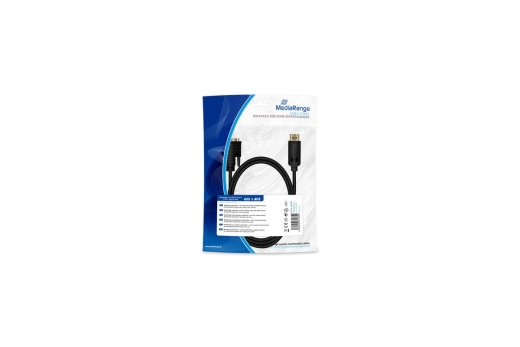 MediaRange DisplayPort auf DVI Anschlusskabel 2m schwarz