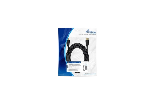 MediaRange HDMI High Speed Ethernet Anschlussk. 10Gibt/s 5m