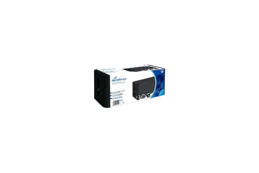 MediaRange Kabelbox medium 318x126x135mm schwarz
