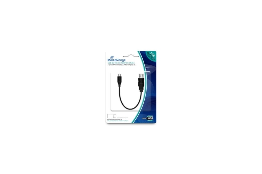 MediaRange USB 2.0 On-The-Go Adapterkabel 20cm schwarz