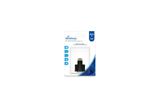 MediaRange DVI-I Buchse (24+5-polig)/HDMI Stecker schwarz