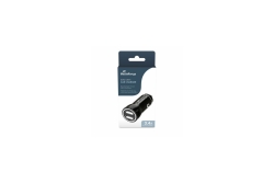 MediaRange Kfz-Ladegerät 3100mA 2x USB-A schwarz/silber