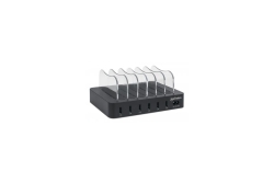 MANHATTAN 6-Port USB-Ladestation USB-A-Ports 2,4 A/5 V 55W