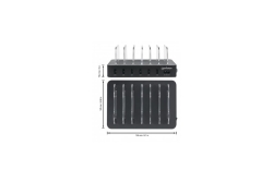 MANHATTAN 6-Port USB-Ladestation USB-A-Ports 2,4 A/5 V 55W